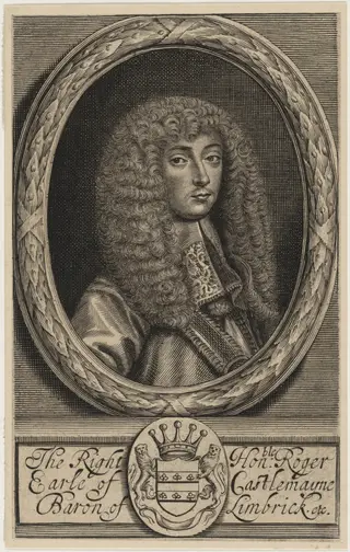 Roger Palmer, Earl of Castlemain, by William Faithorne, ink, 1671