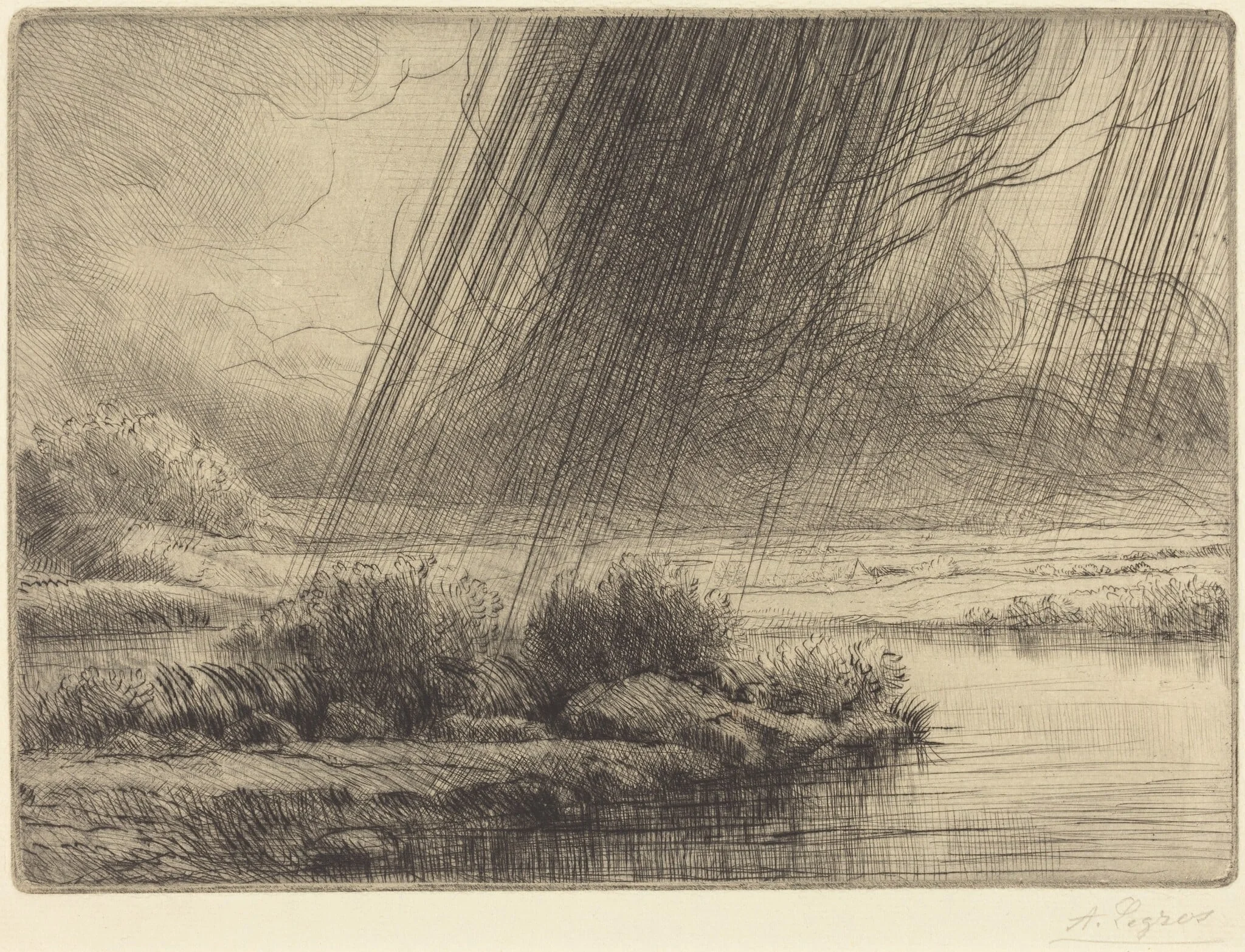 Storm (Un orage), detail