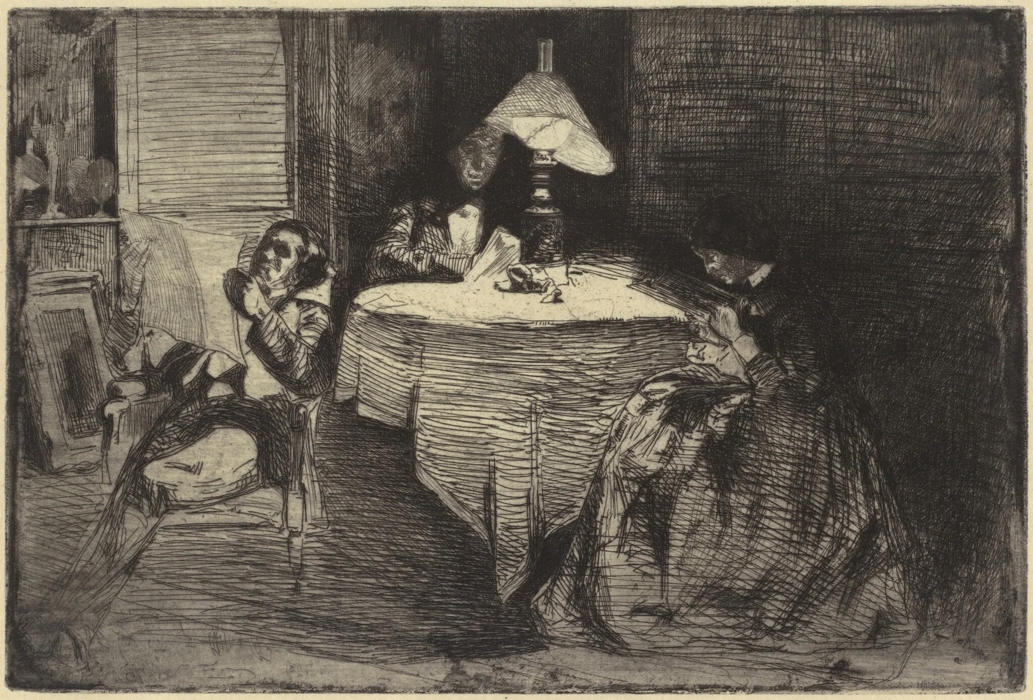 The Music-Room, detail