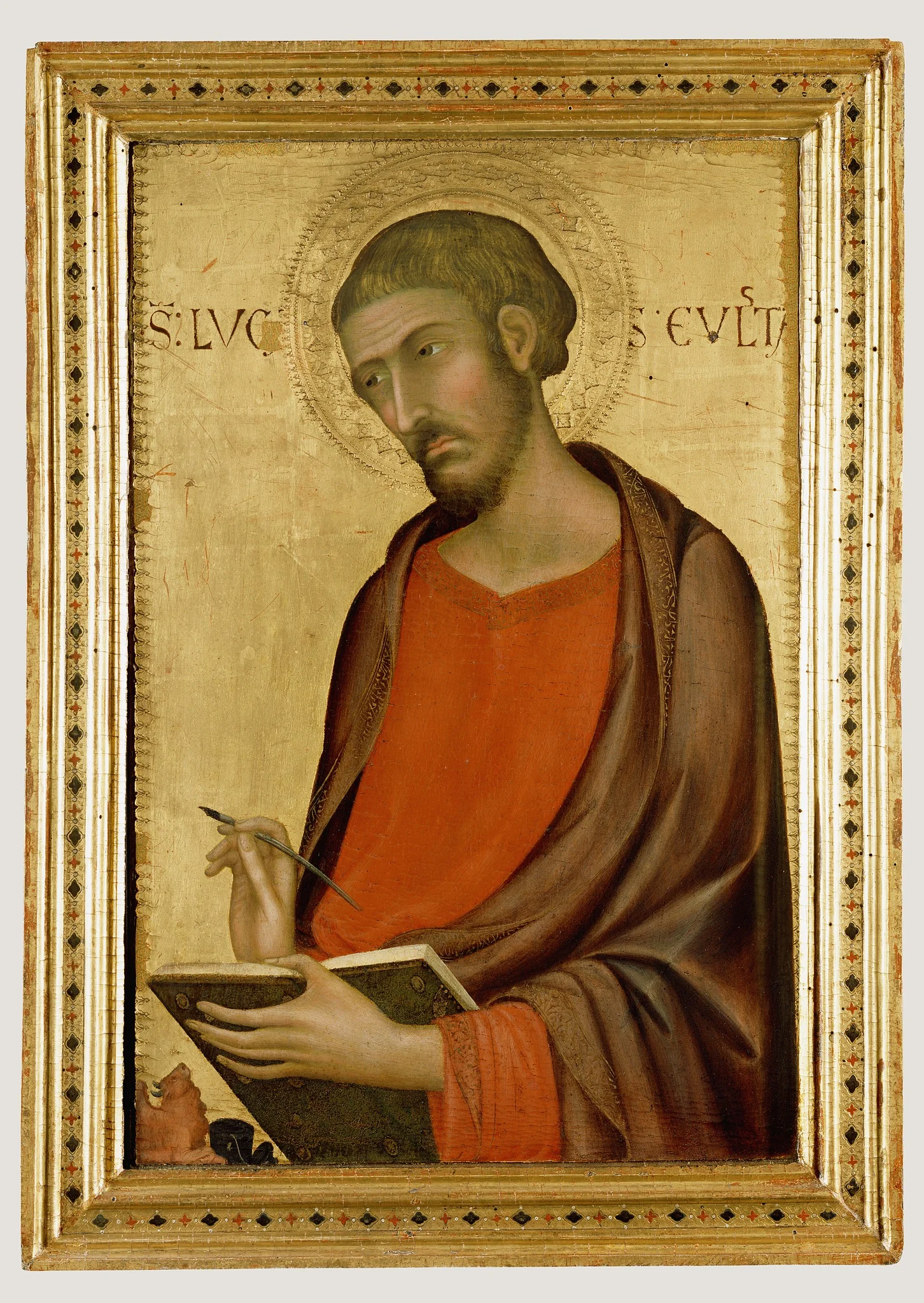 St. Luke, detail