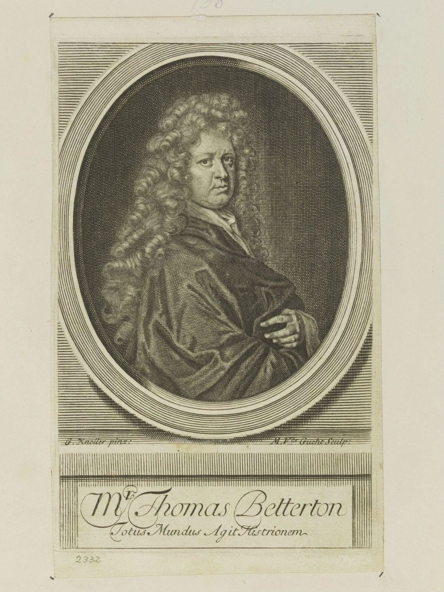 Mr. Thomas Betterton, detail