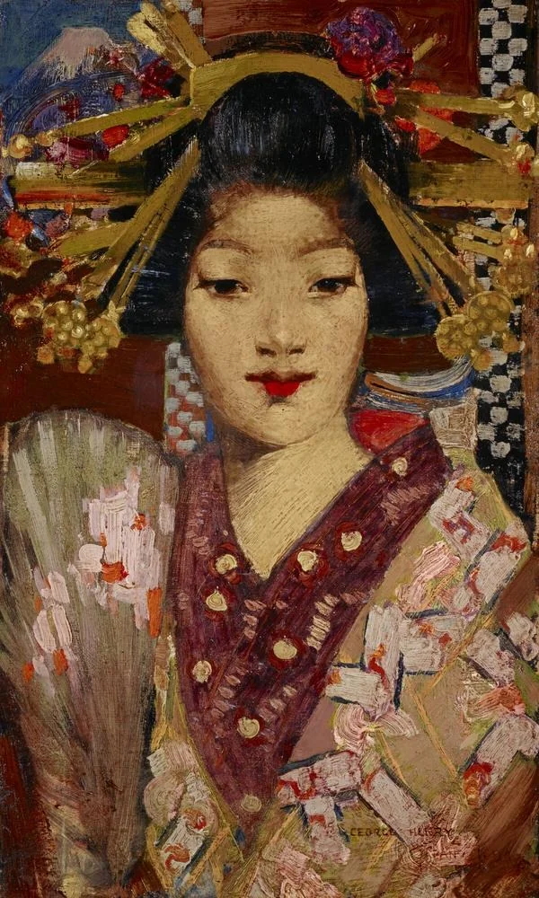 Geisha Girl, detail