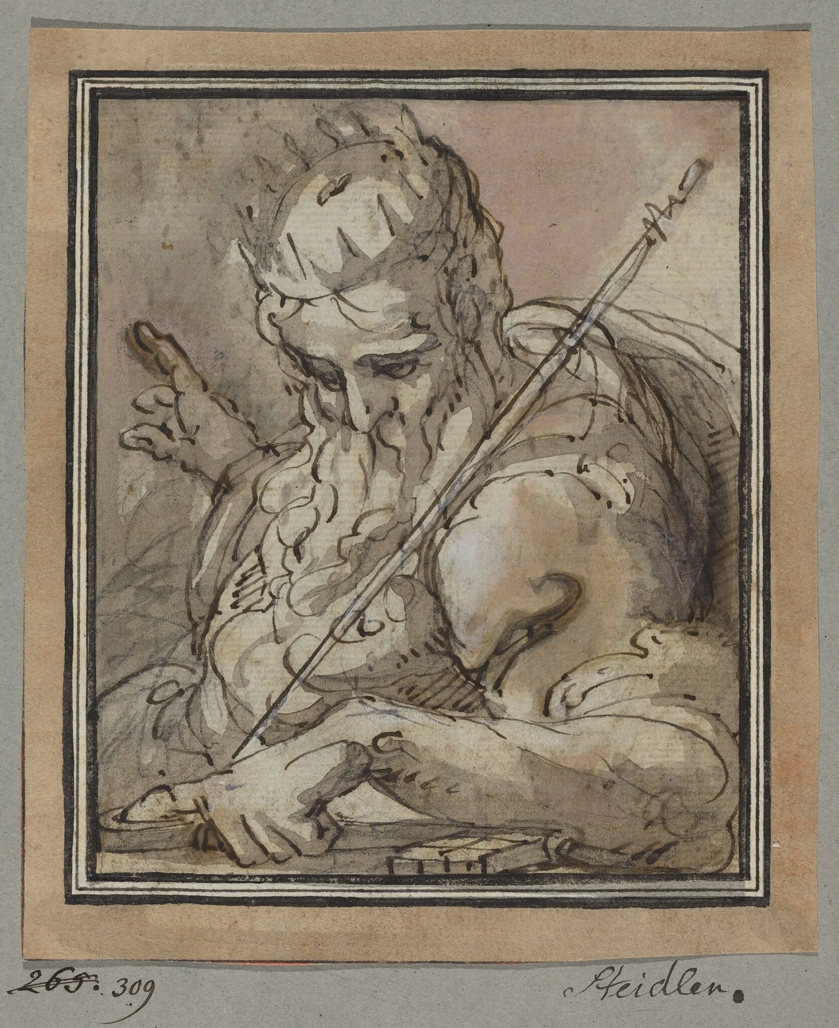 Janus, detail
