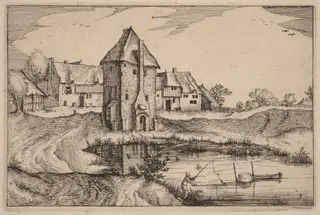 The Pond, by Claes Jansz Visscher, ink, 1612
