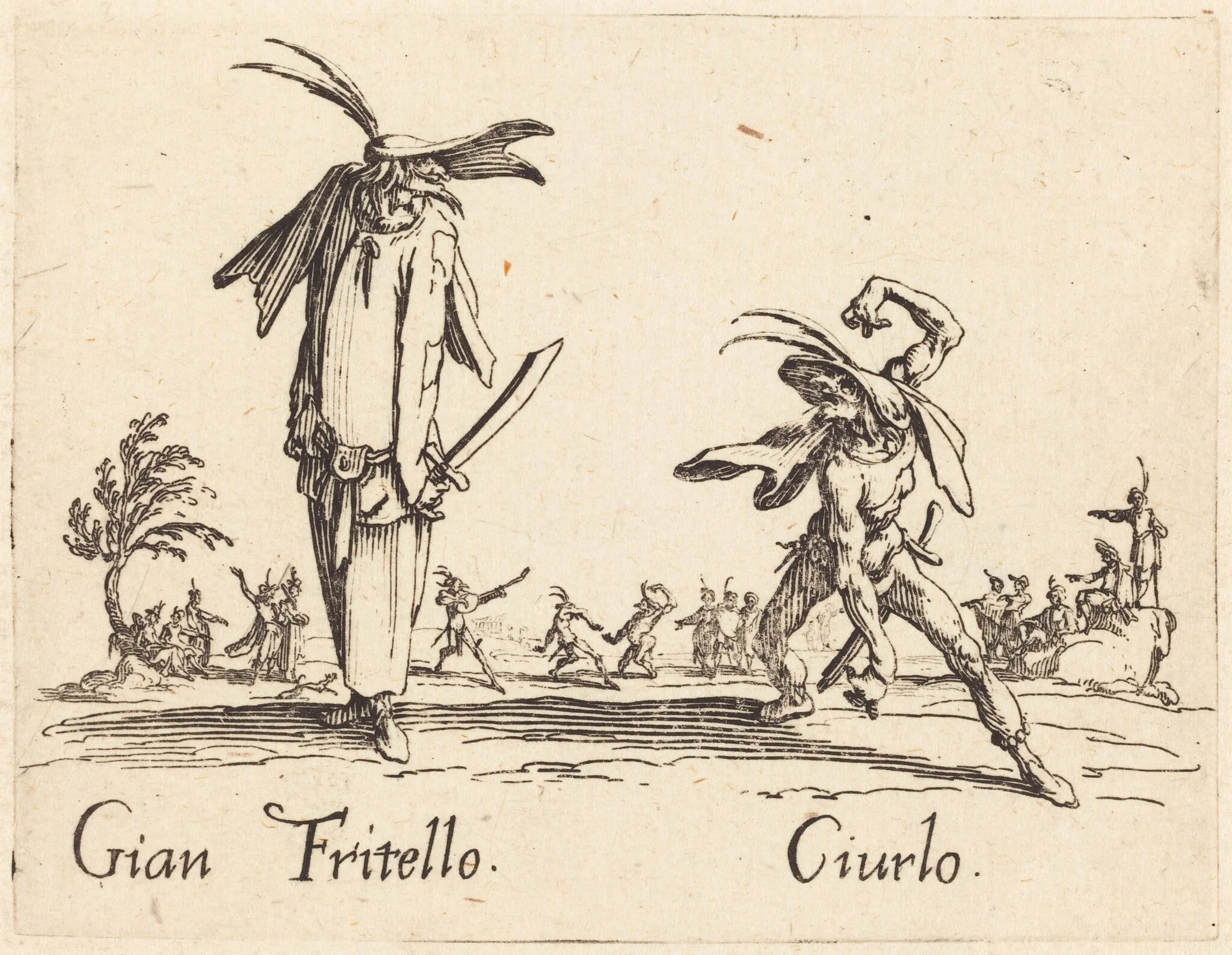 Gian Fritello and Ciurlo, detail