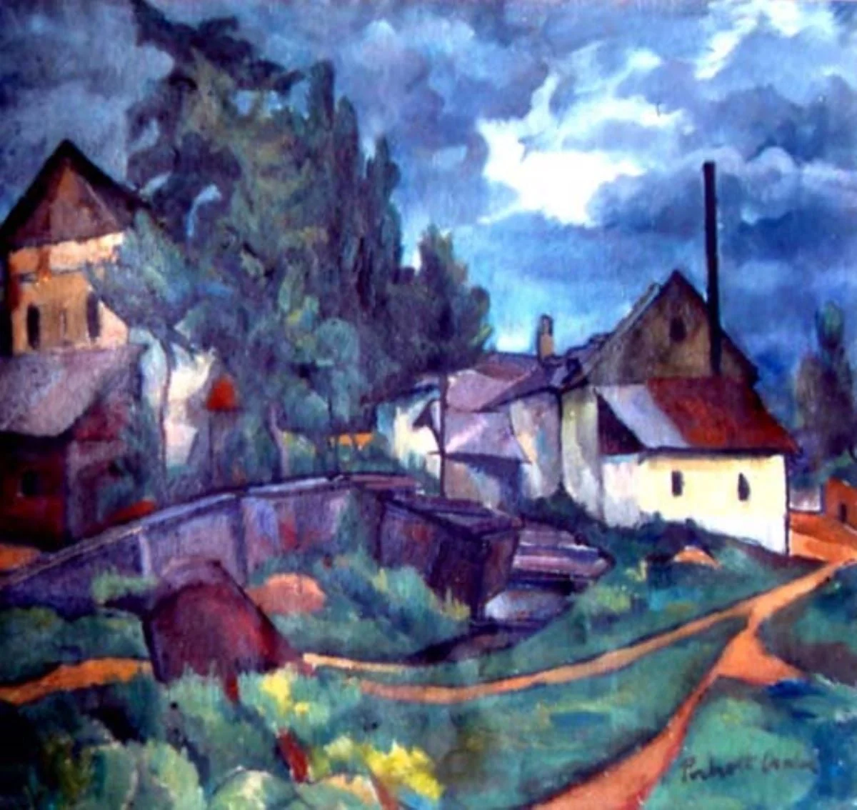 Peisaj băimărean, detail