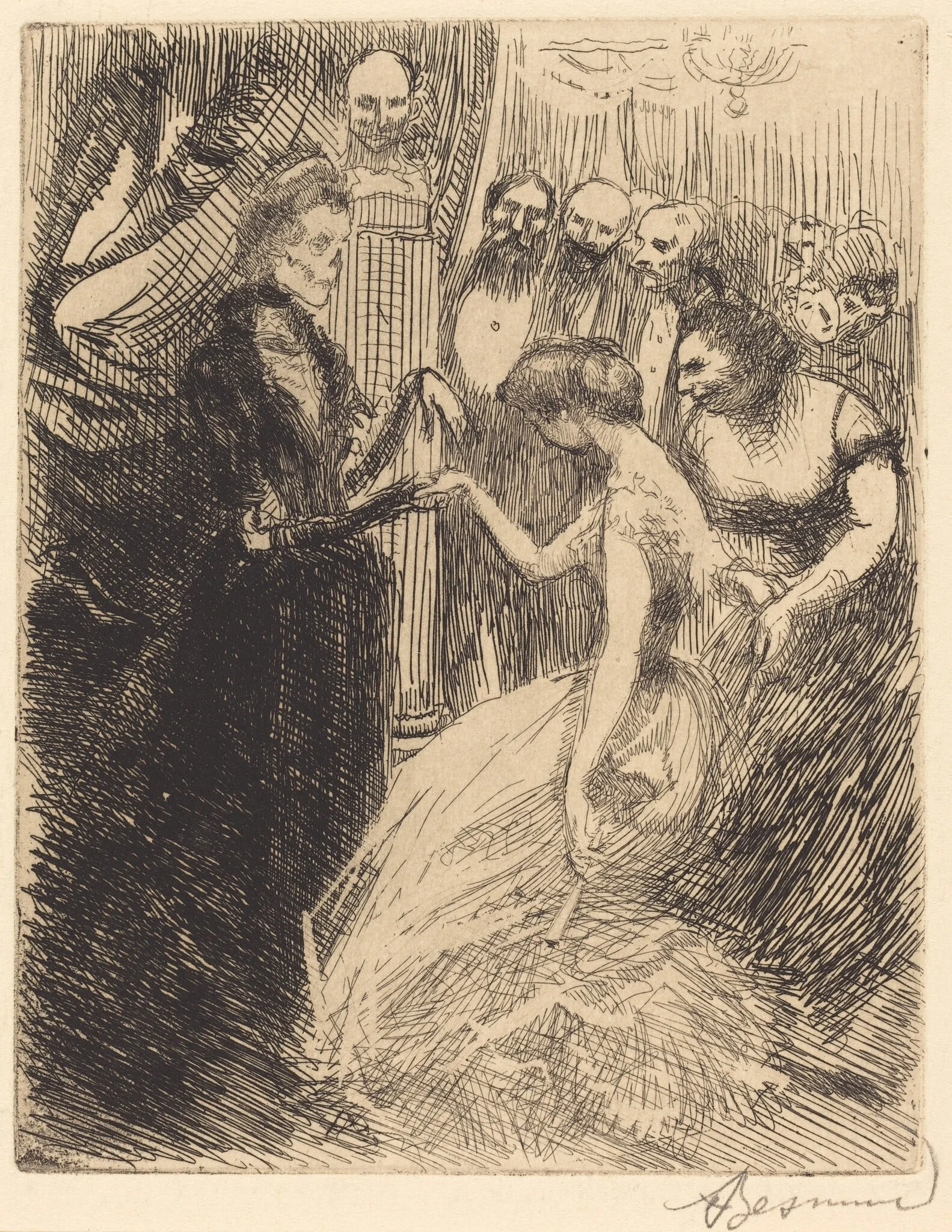 The Presentation (La présentation), detail