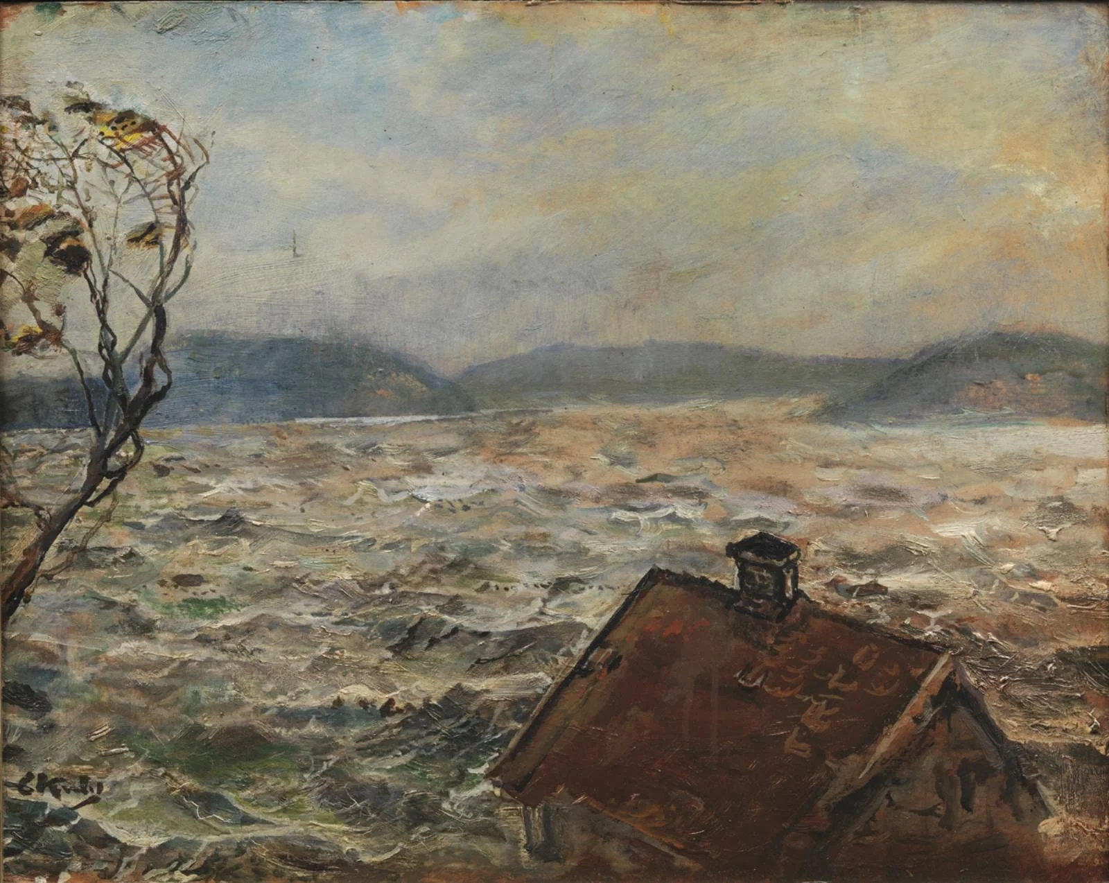 View from Bjelkeviken, detail