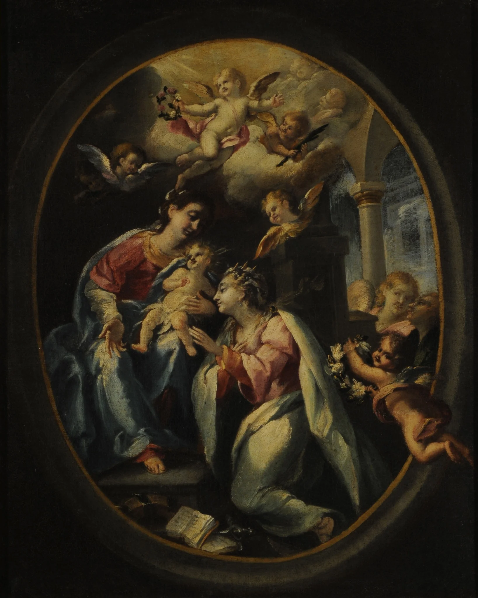 Mystical weddings of Santa Catalina, detail