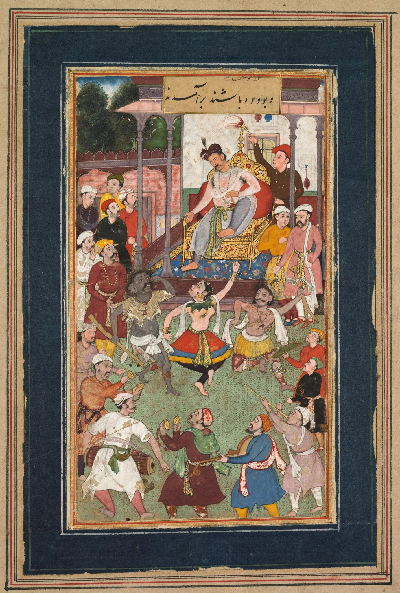 Grotesque Dancers Performing, detail