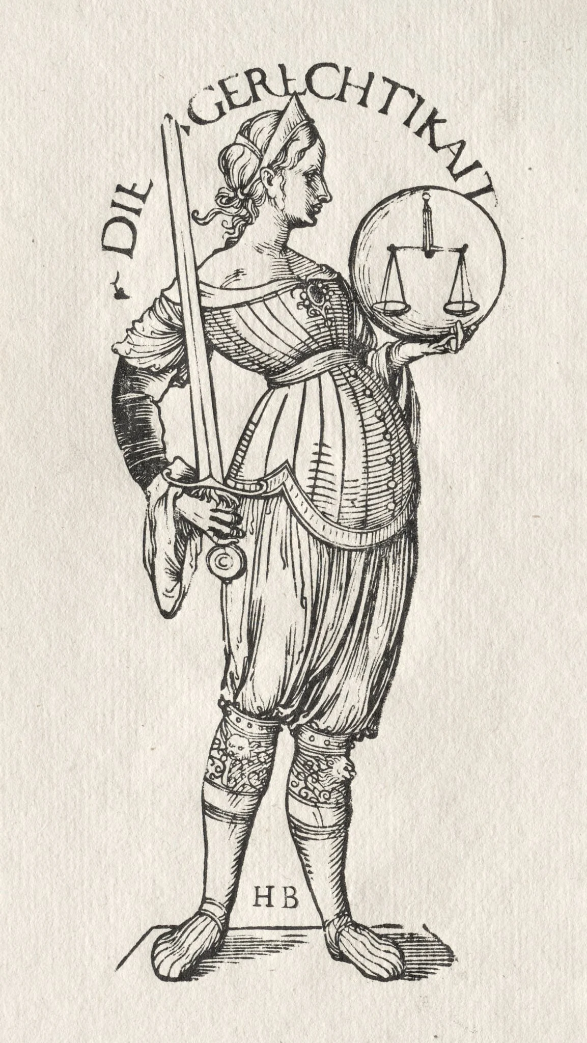 The Seven Virtues: Justice, detail