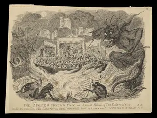 H Beard Print Collection, by George Cruikshank, 1