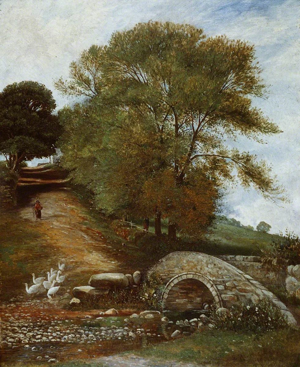 Maesincla Road, near Caernarvon, detail