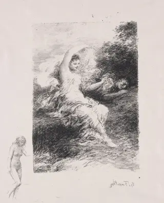 Lydé, by Henri Fantin-Latour