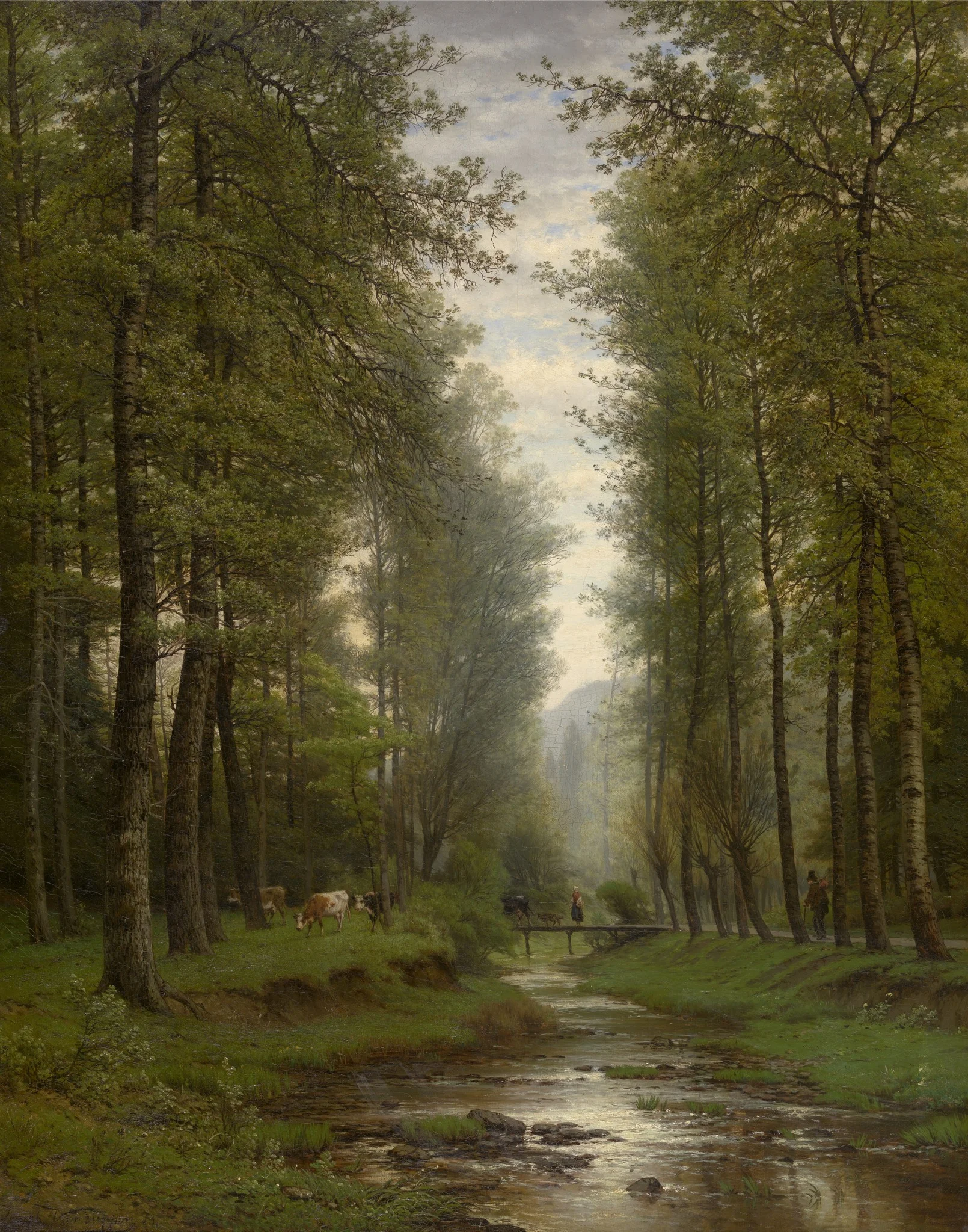 Brook in the Forest, detail
