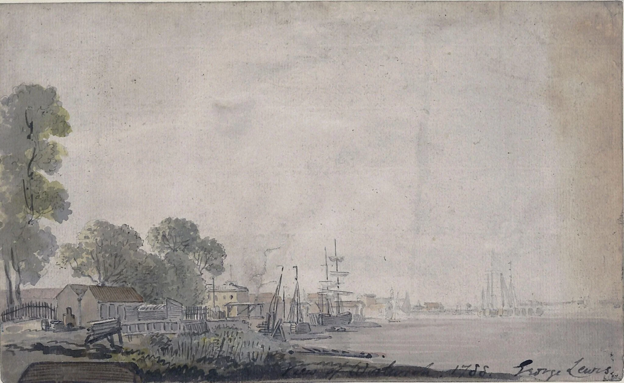 View of Woolwich, detail