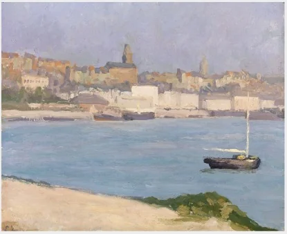 The Port of Boulogne, detail