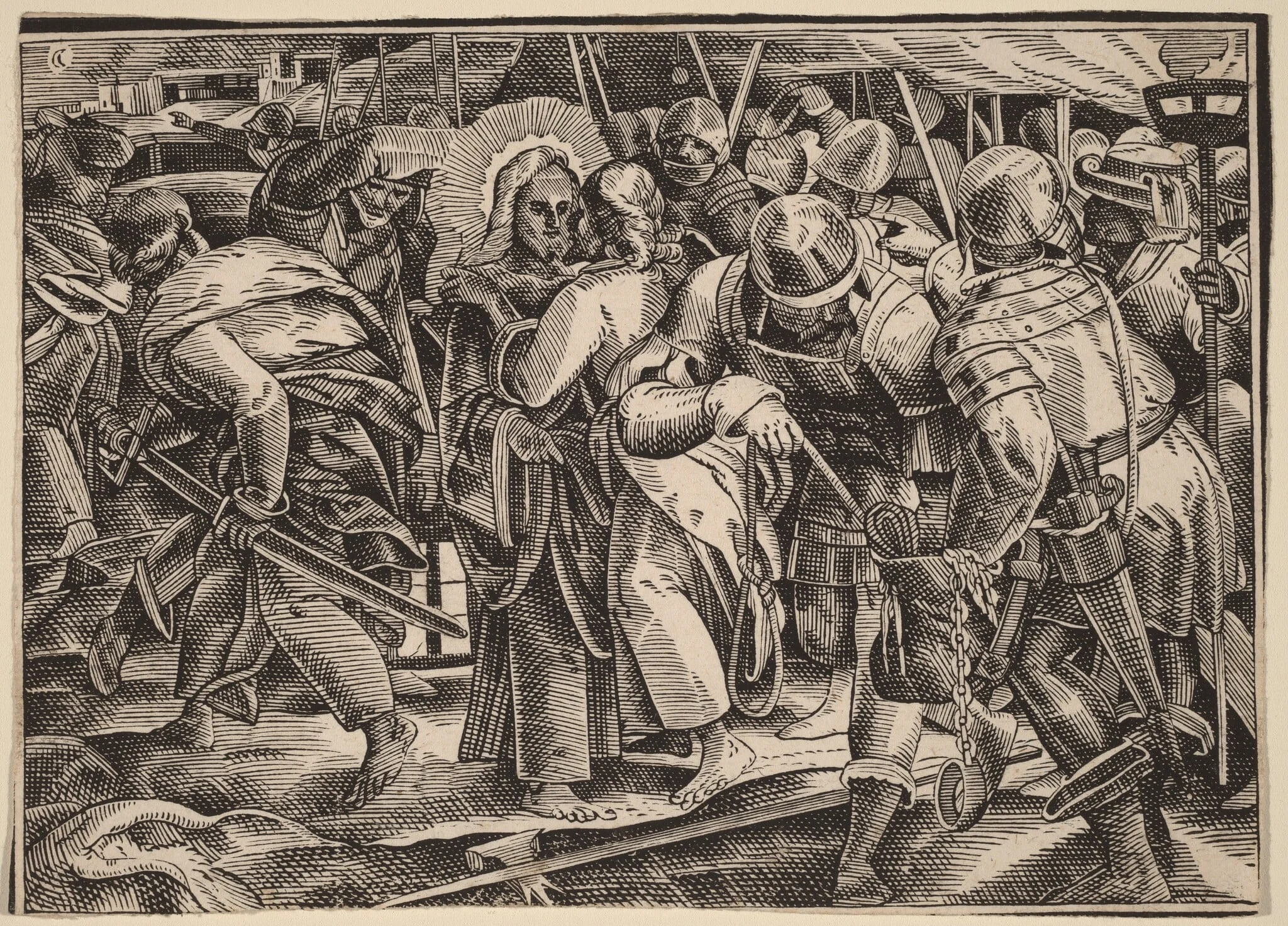 Christ Tells His Disciples of the Last Judgment, detail