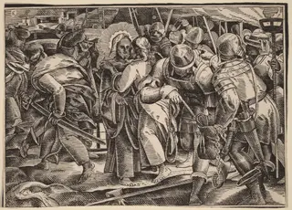 Christ Tells His Disciples of the Last Judgment, by Christoph Murer, ink, 1630