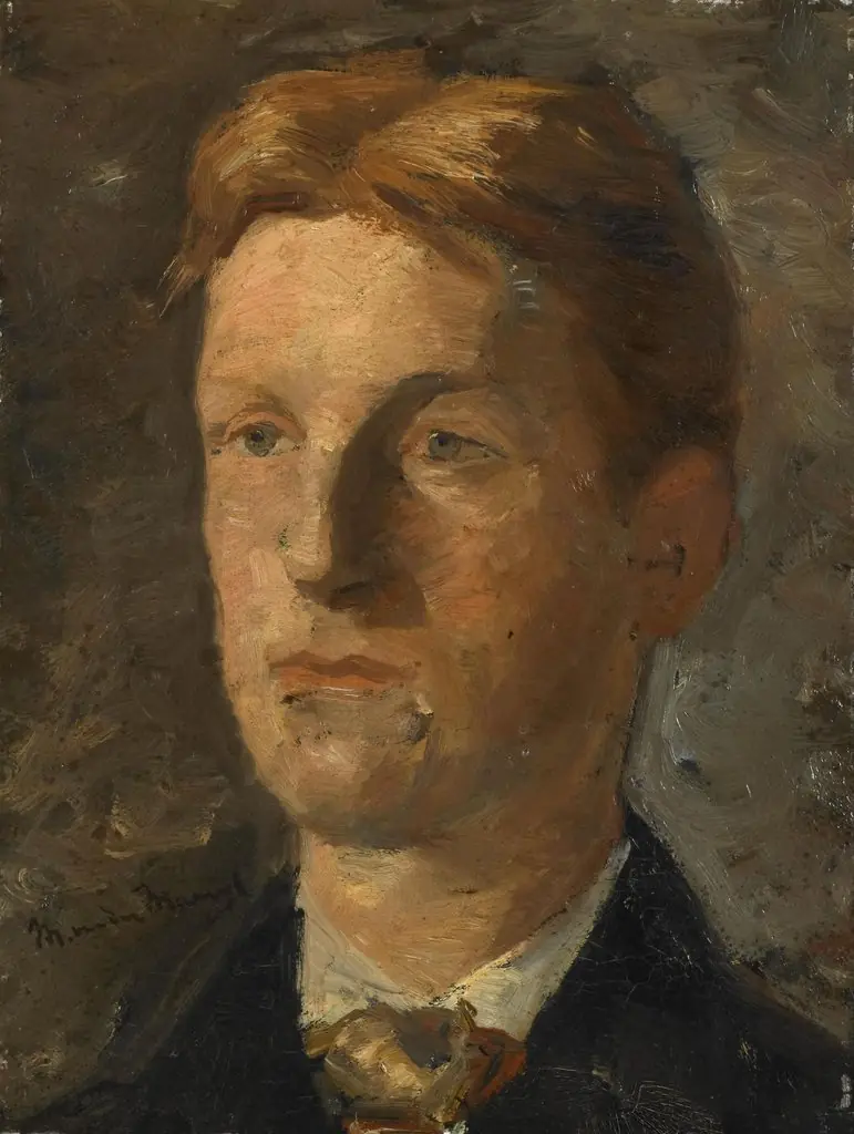 Adriaan Pit (1860-1944). Director of the Dutch Museum for Art and History in Amsterdam, by Marinus van der Maarel, oil, 1900
