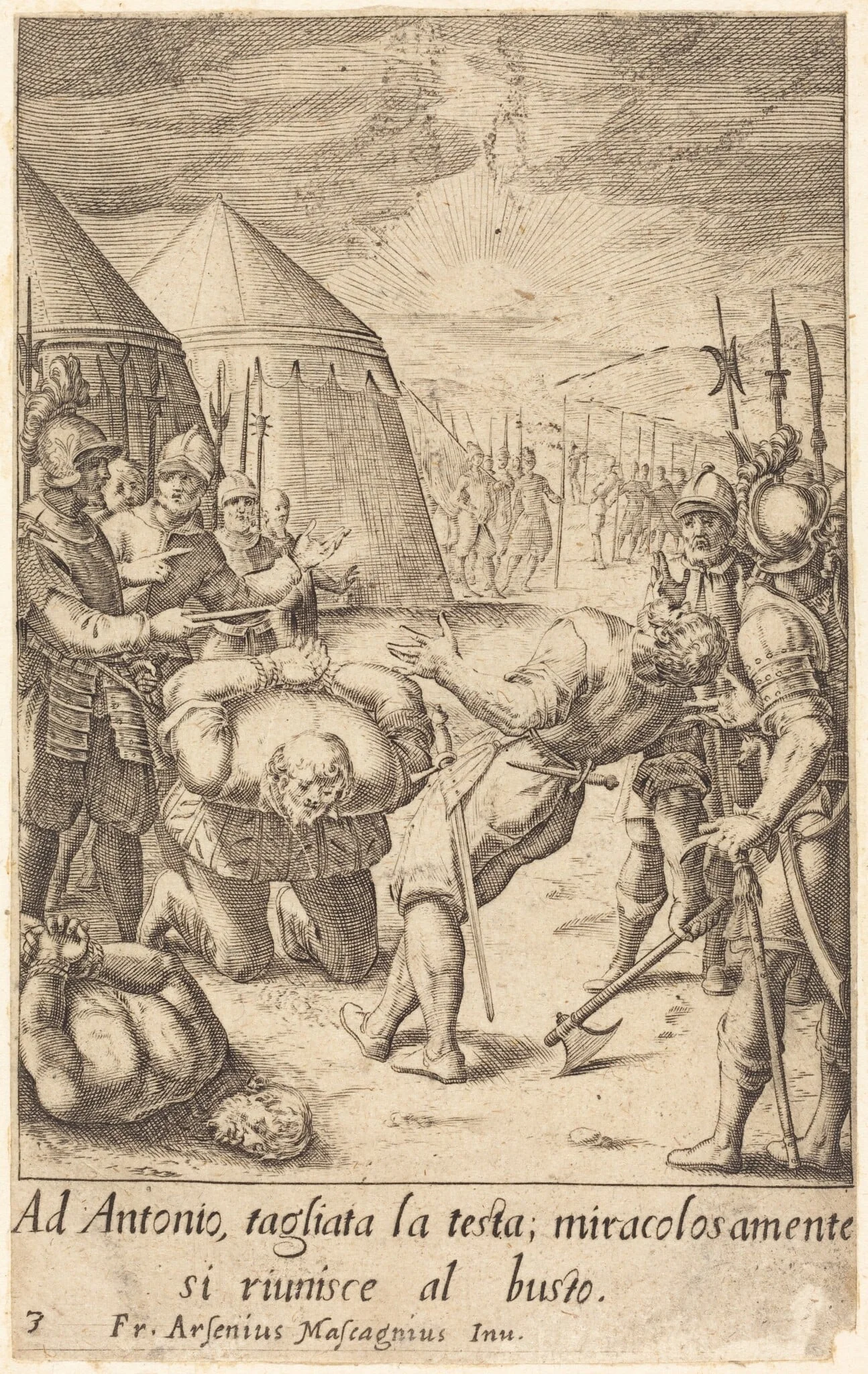 The Decapitated, detail