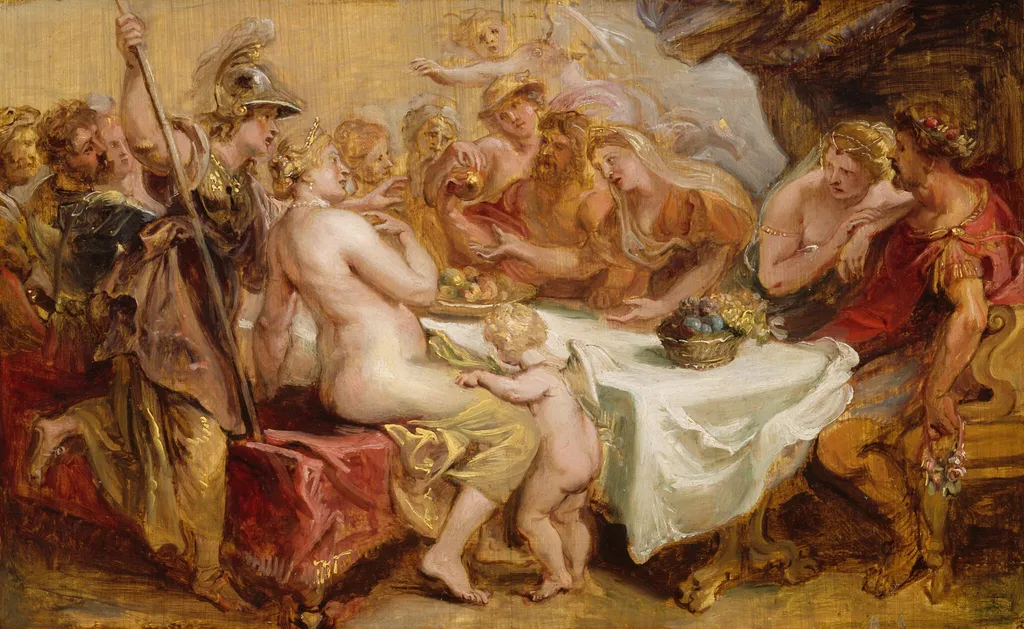 The Wedding of Peleus and Thetis, by Peter Paul Rubens, oil, 1636