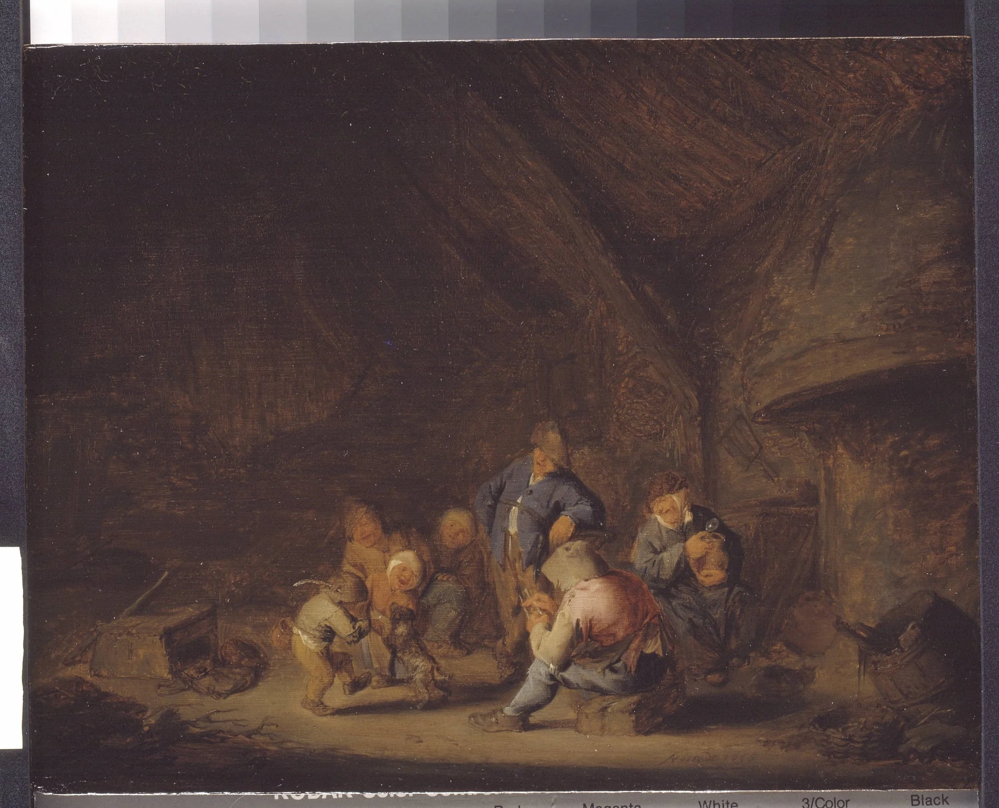 A Room in a Cottage, detail
