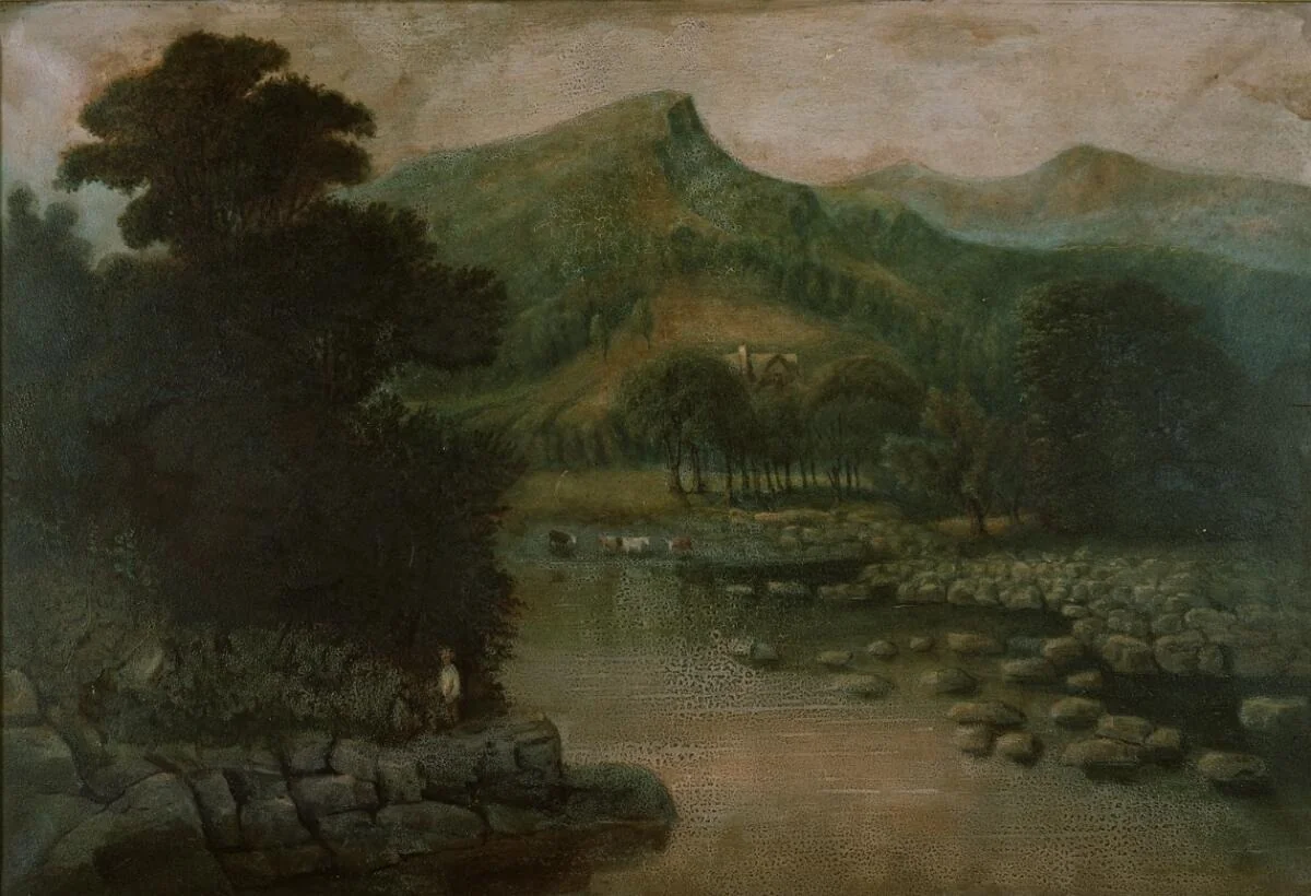 Landscape, South Wales, detail