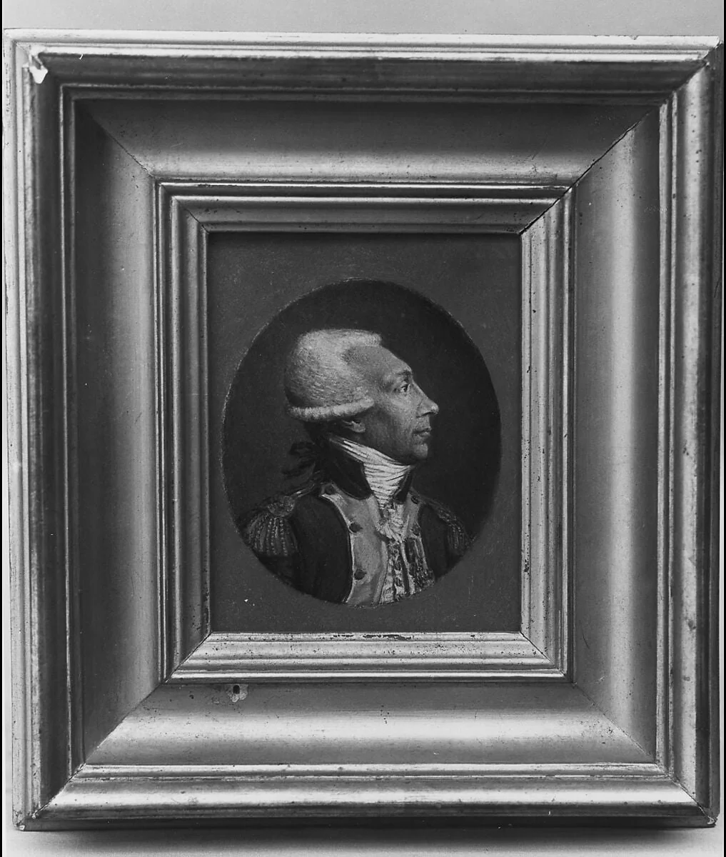 Portrait of the Marquis de Lafayette, detail