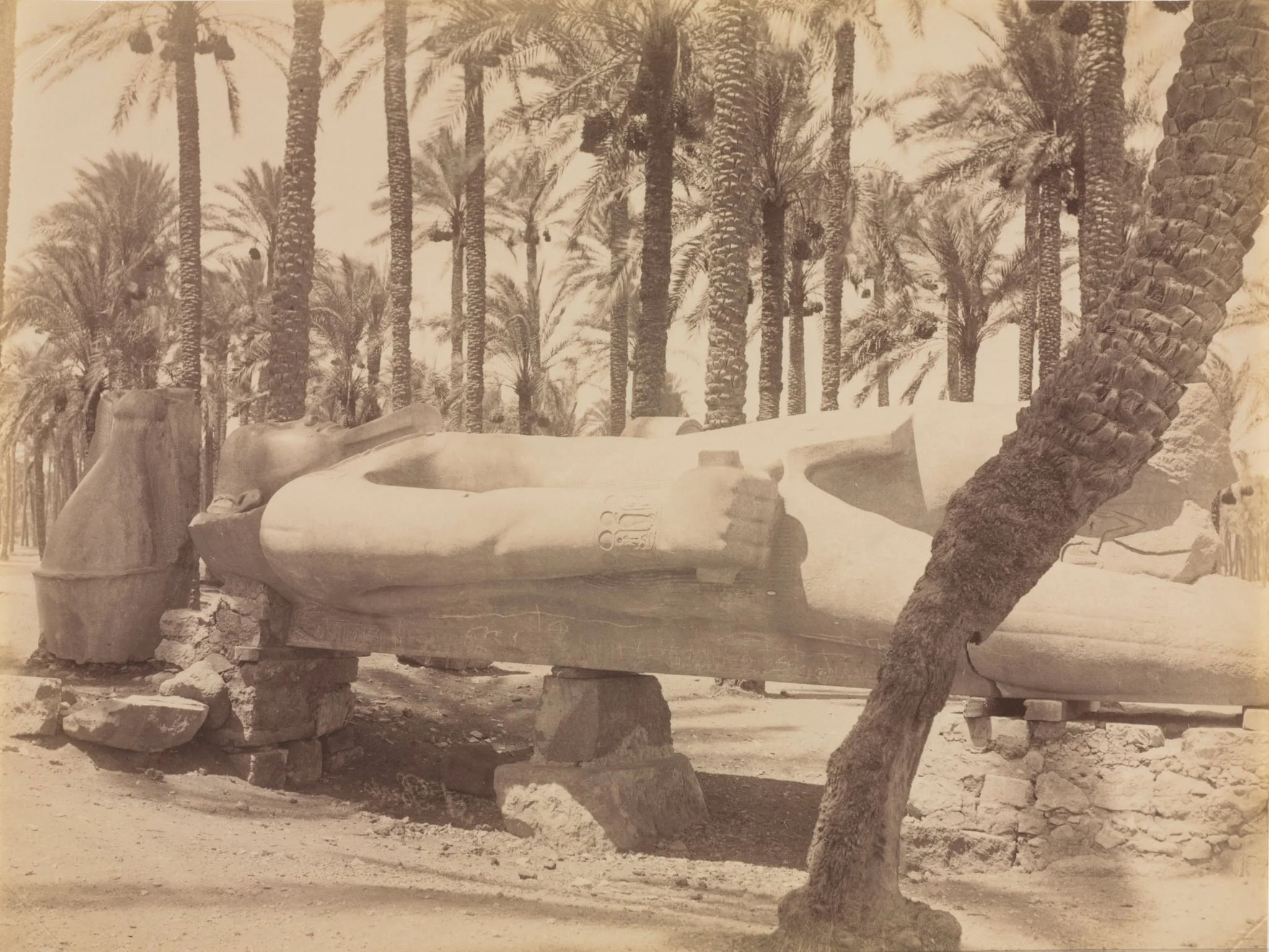 Statue of Ramesses at Saqqara, detail