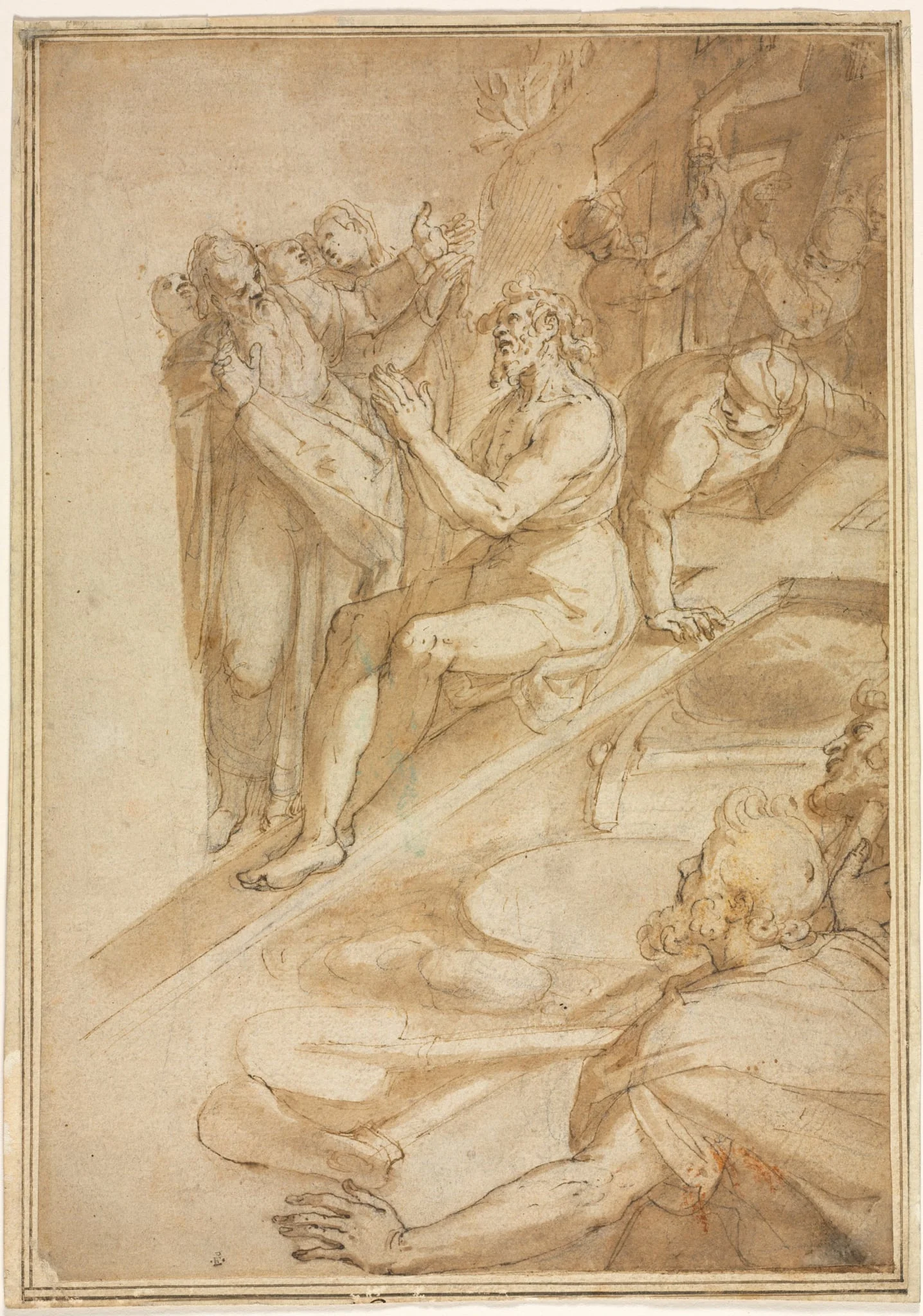 The Verification of the True Cross, detail