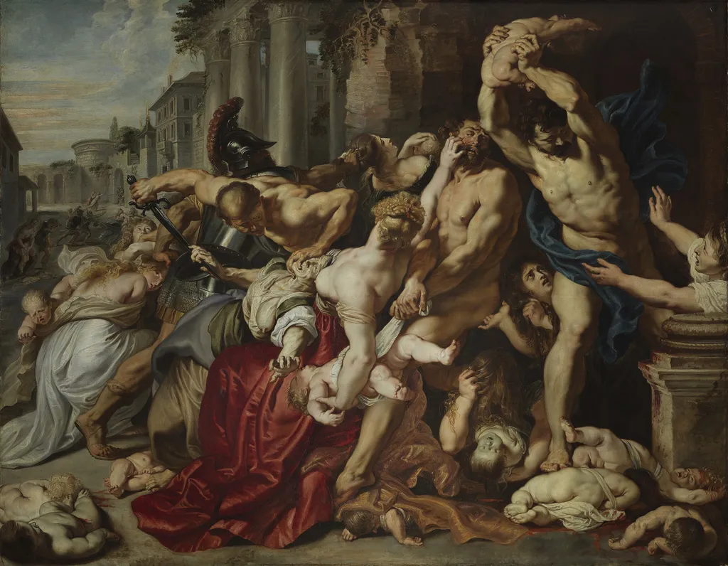 Massacre of the Innocents, by Peter Paul Rubens, oil, 1611