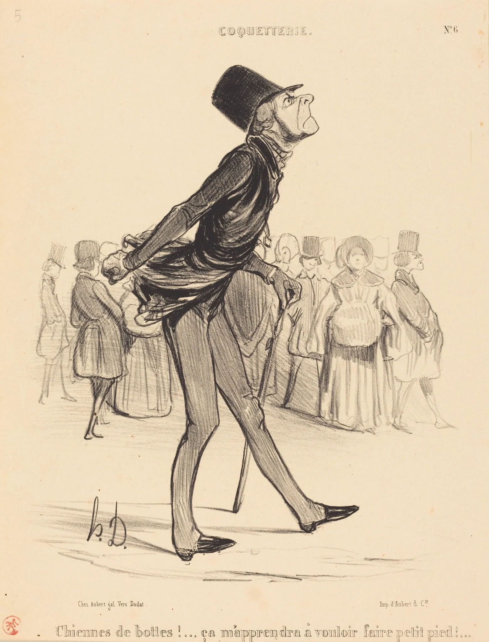Chiennes de bottes!..., detail