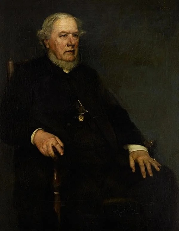 Revd Dr Andrew Gardiner (died 1892), detail