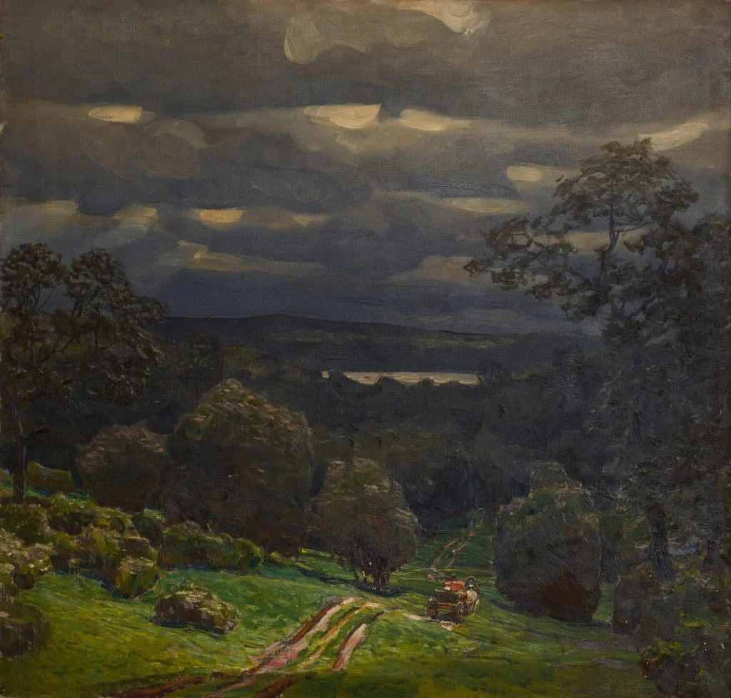 Gloomy day. Ural., detail