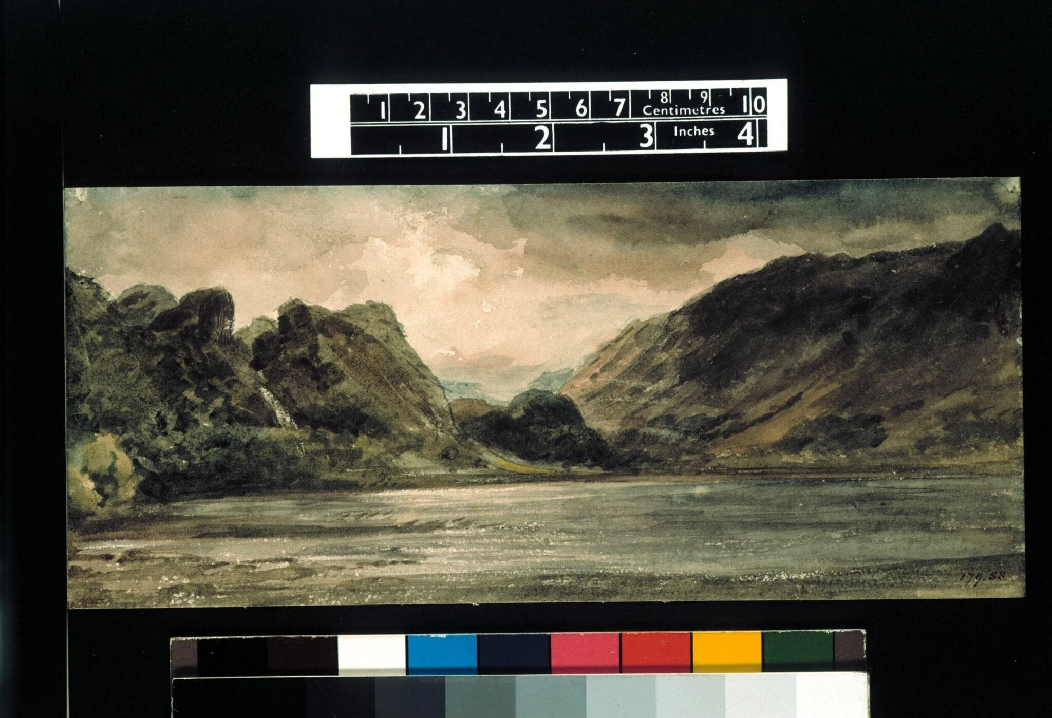 Derwentwater : stormy evening., detail