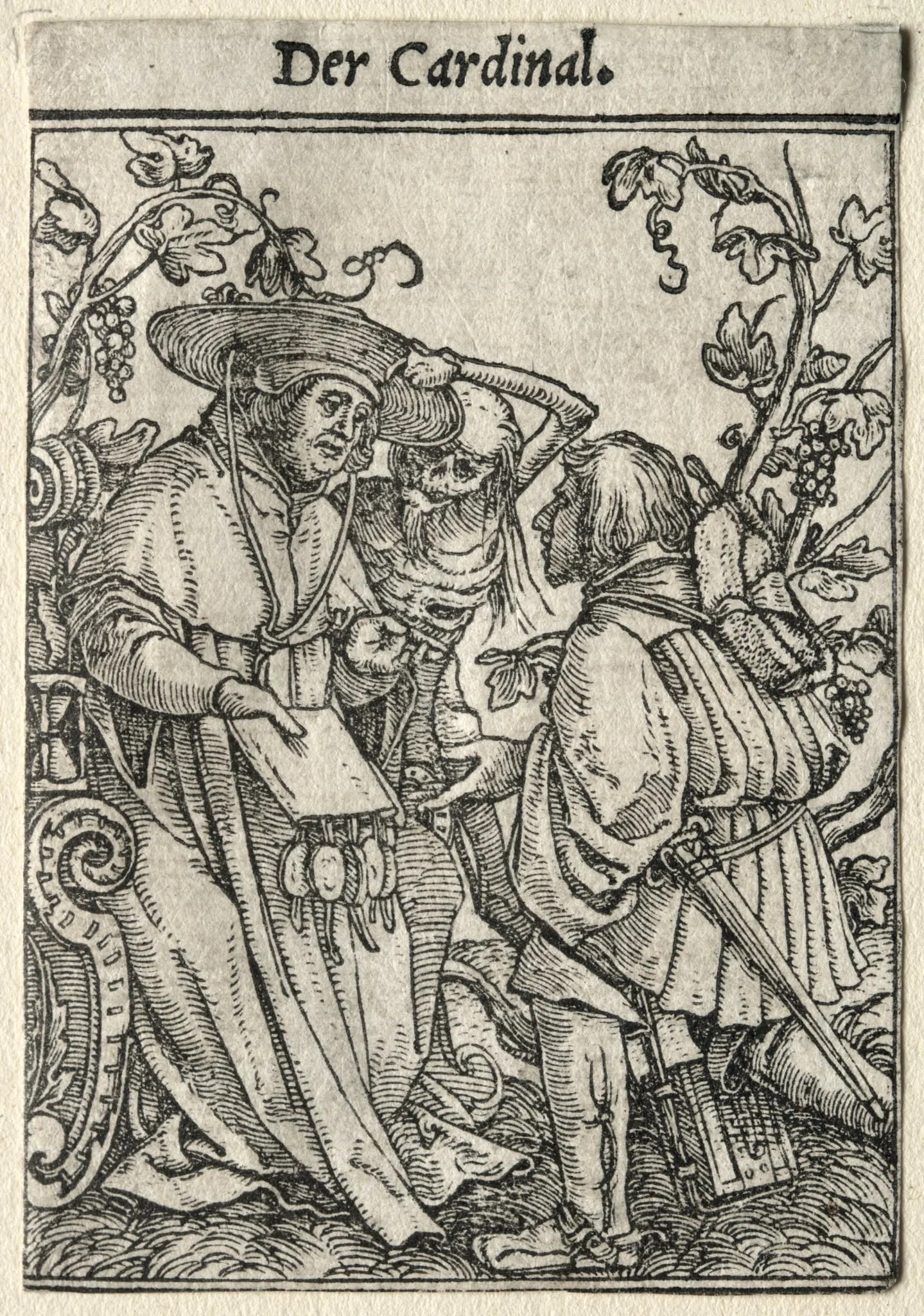 Dance of Death: The Cardinal, detail