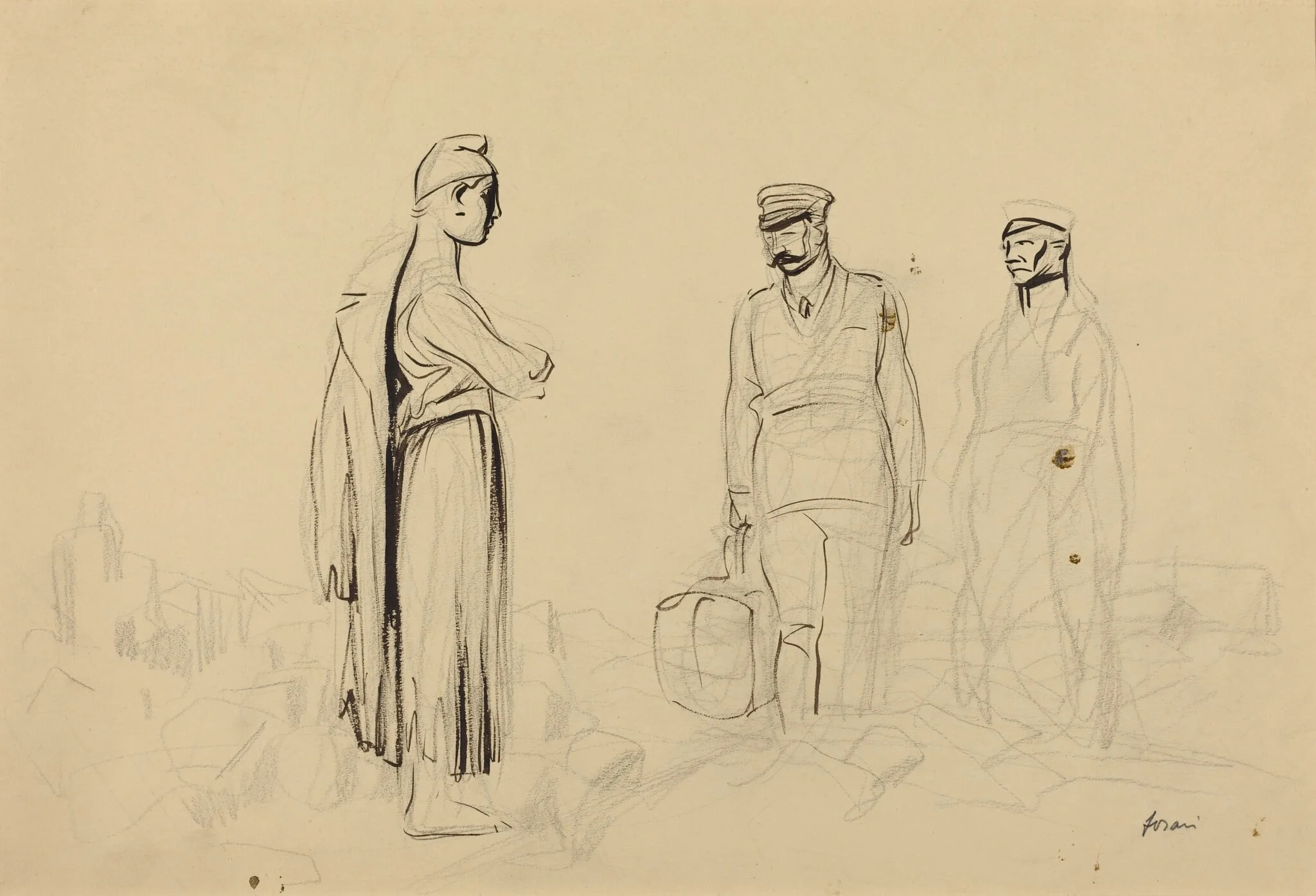 Toward Peace, detail