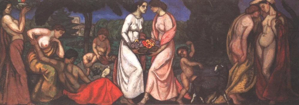 Summer (Panneau of the Schiffer Villa), detail