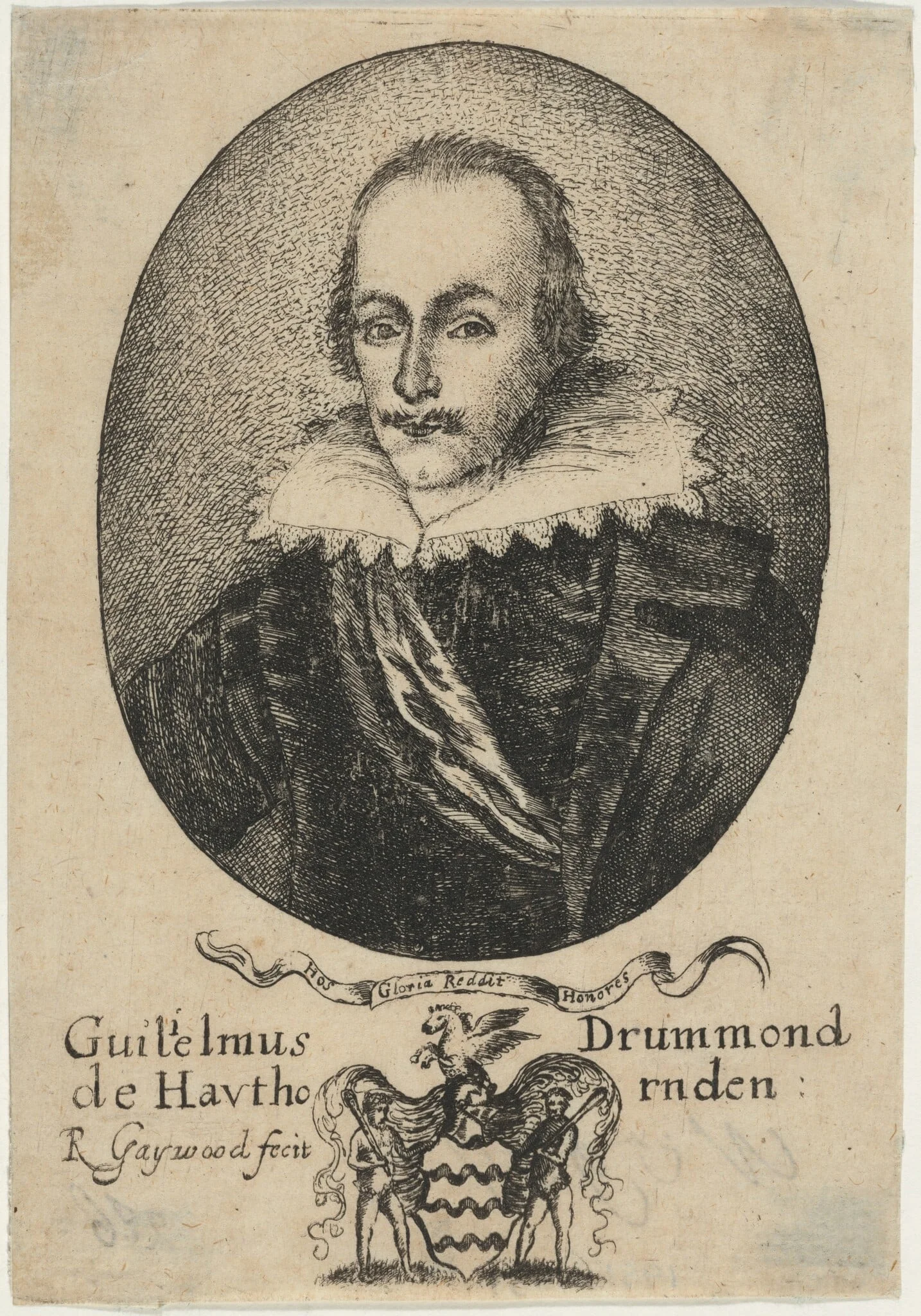 William Drummond of Hawthornden, detail