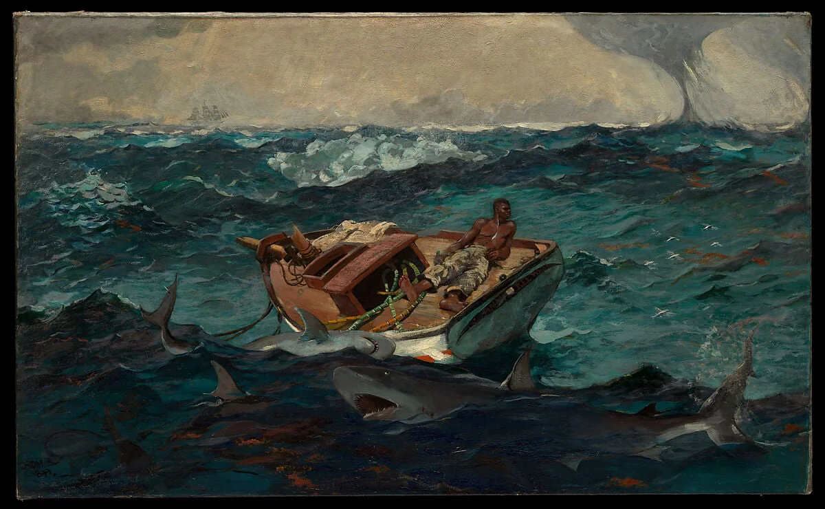 The Gulf Stream, detail