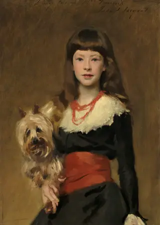 Miss Beatrice Townsend, by John Singer Sargent, oil, 1882