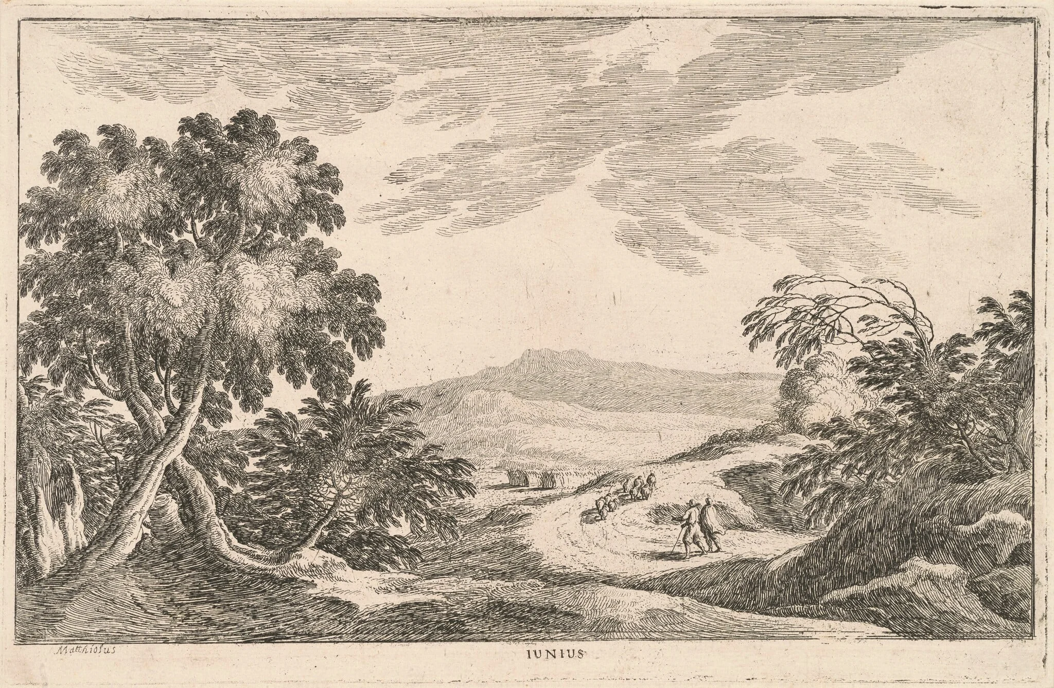 Iunius (June), detail