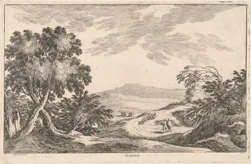 Iunius (June), by Ludovico Mattioli, ink, 1601