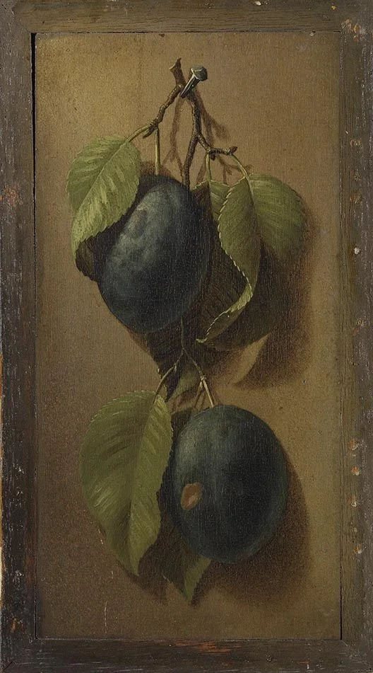 Ein Pflaumenzweig, detail