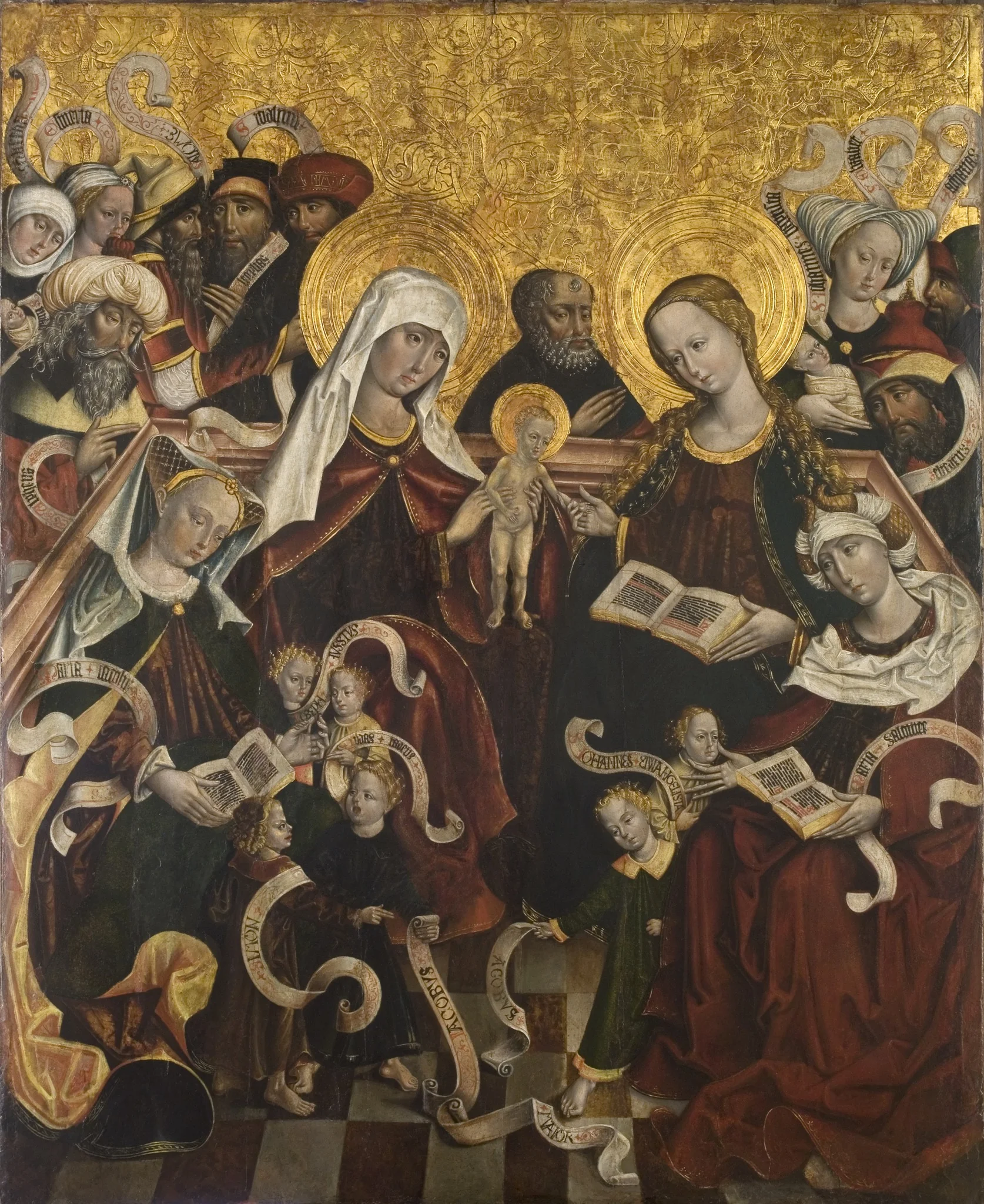 Family of the Virgin Mary, from Ołpiny, detail