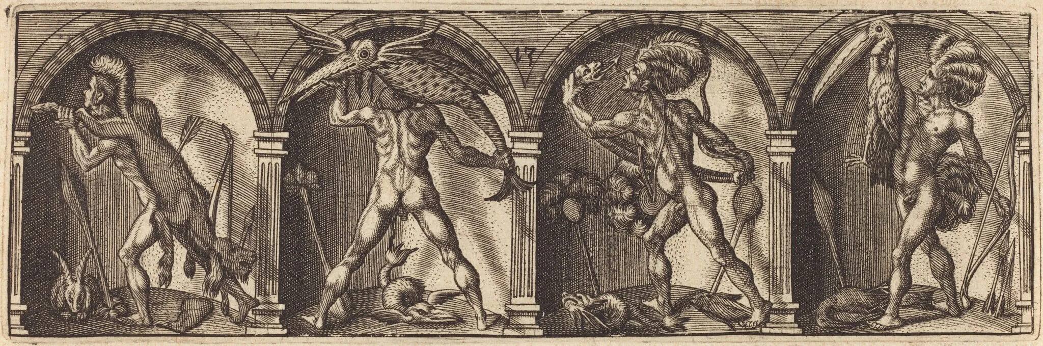 Les divers pourtraicts et figures XIII, detail
