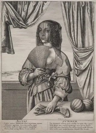The Four Seasons, by Wenceslaus Hollar, 1641