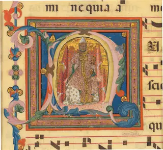 Saint Peter Enthroned, by Lippo Vanni, 1348