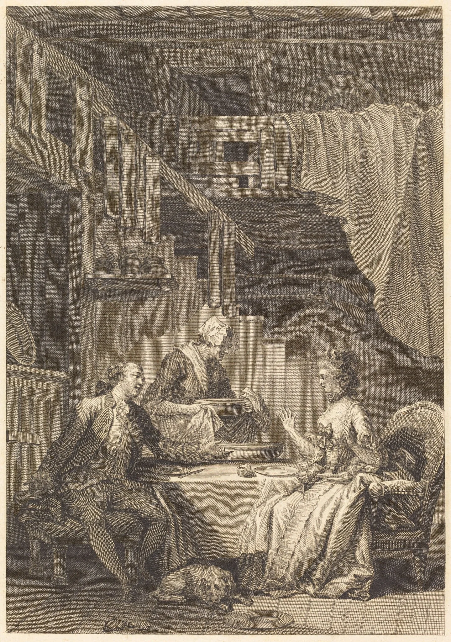 Le faucon, detail